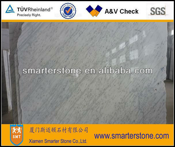 China Carrara White Marble Slab and Tiles