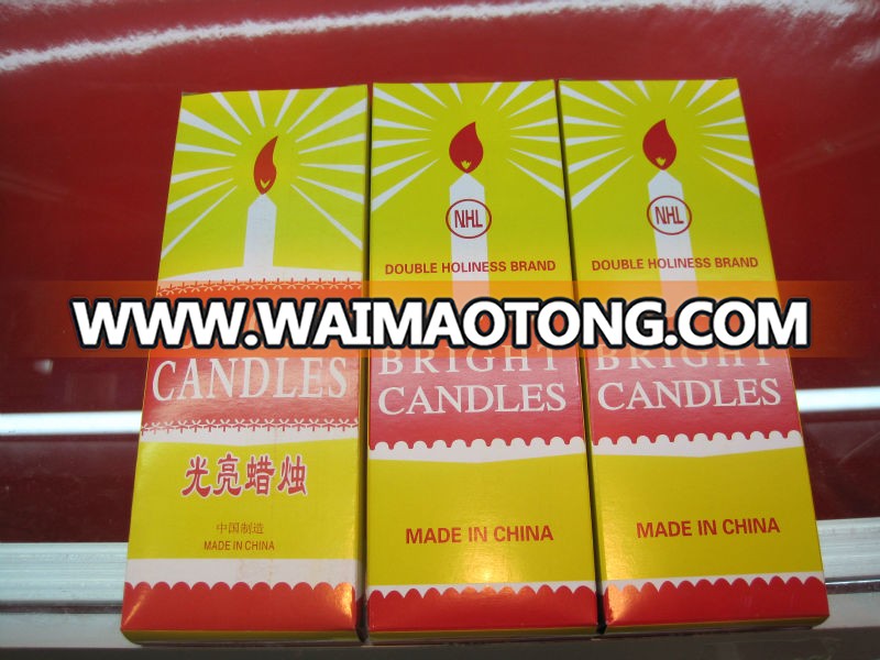 candle making wax factory provide different size household white candles