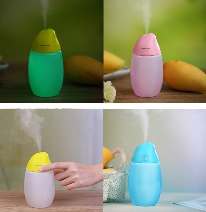 Home use colorful Ultrasonic Humidifier and Electric Essential Oil Diffuser