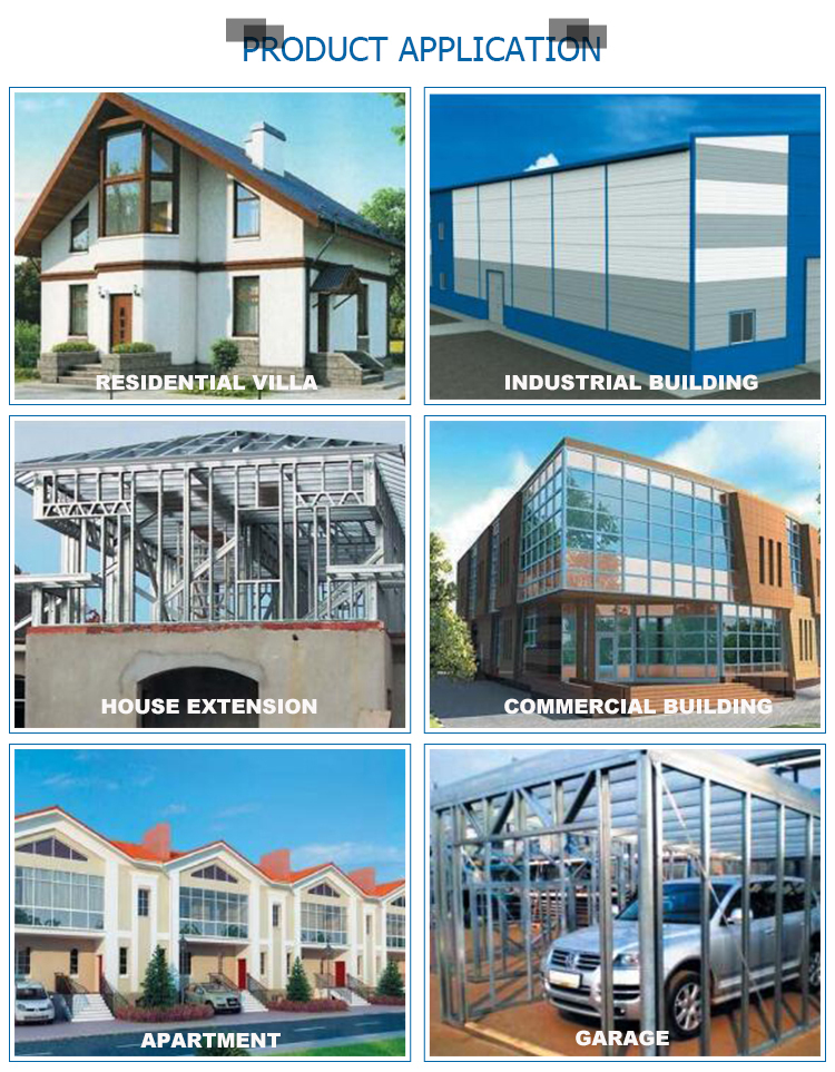 Hight quality Good Design prefabricated houses steel structure luxury villa