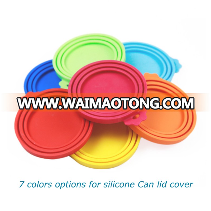 Pet food covers silicone lid for Can size 6.5/7.5/8.5cm