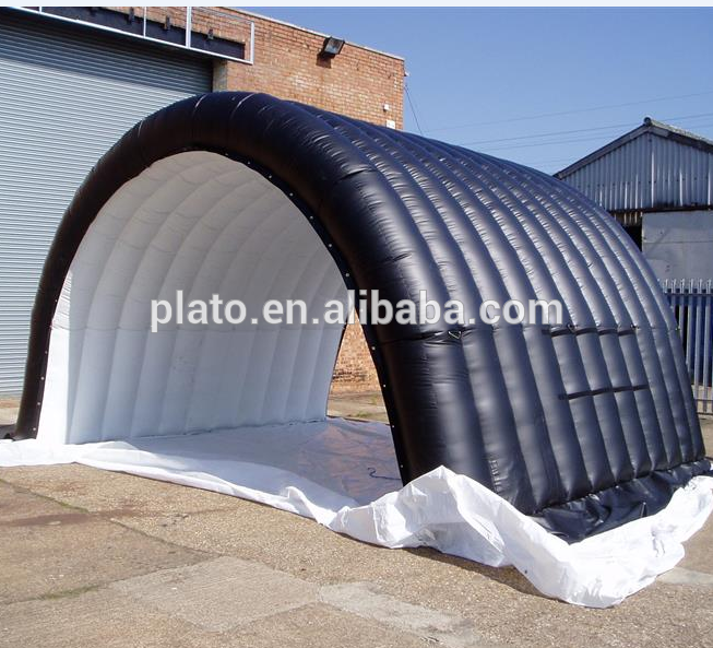 White color giant inflatable tunnel arch tent for outdoor