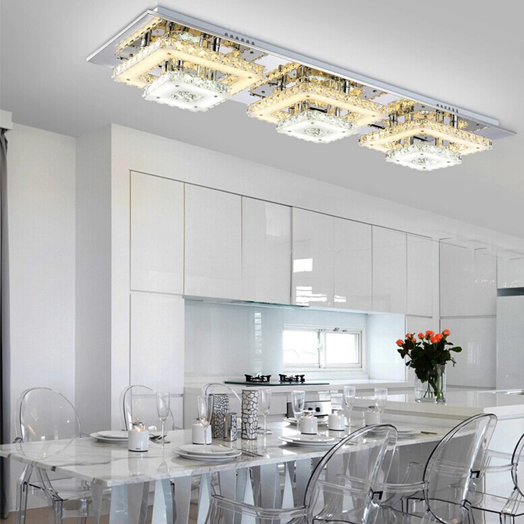 ZhongShan Modern K9 clear Crystal Ceiling Lighting Chandelier