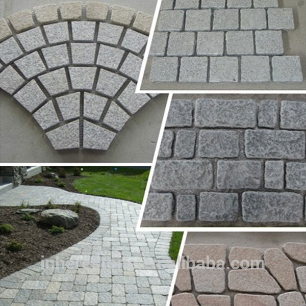 cheap white landscaping stone rock granite for paving stone