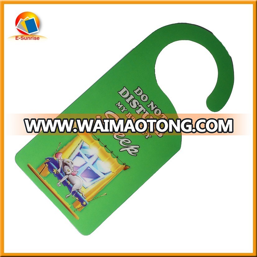 2018 3d lenticular hanger new arriving do not disturb door sign plastic 3d  door knob hanger custom design