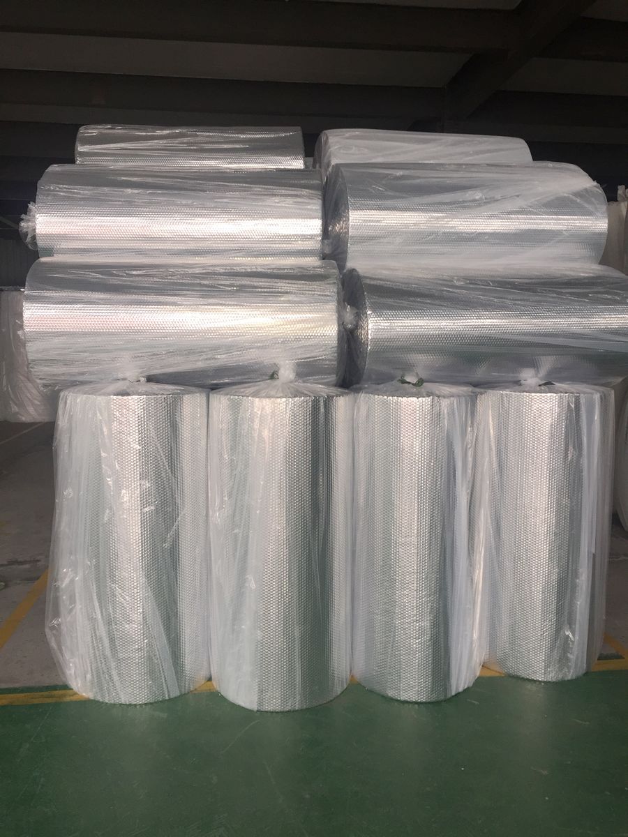 Manufacture light weight heat resistant foil bubble insulation materials for green house