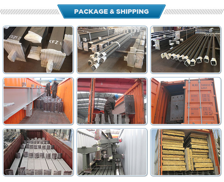 Prefabricated Large Span Warehouse Steel Structure