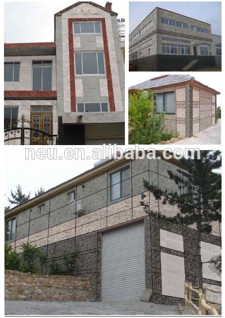 imitative stone integrative PU insulation panel board for building wall