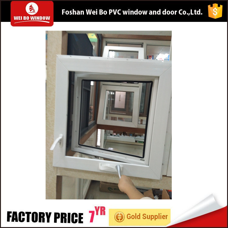 Conch brand pvc hurricane impact Crank manual casement  windows