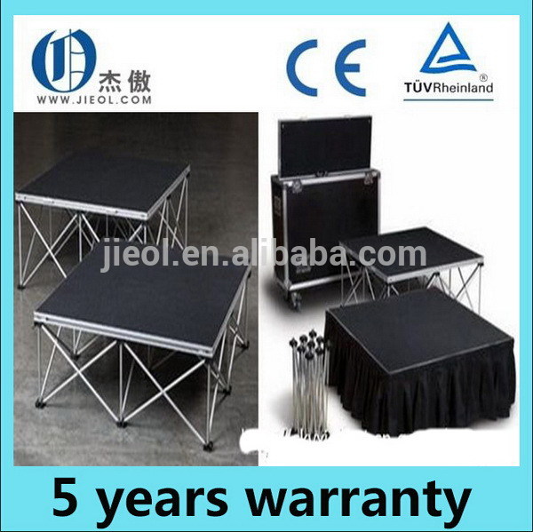 High quality classic design aluminum outdoor folding stage