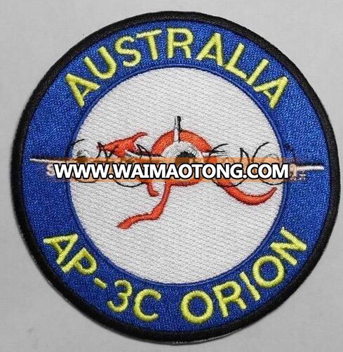 custom design embroidery badge 3D logo customs embroidery patch