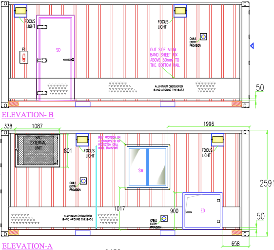 Energy Effective Customized 20 Ft. Container Workshop