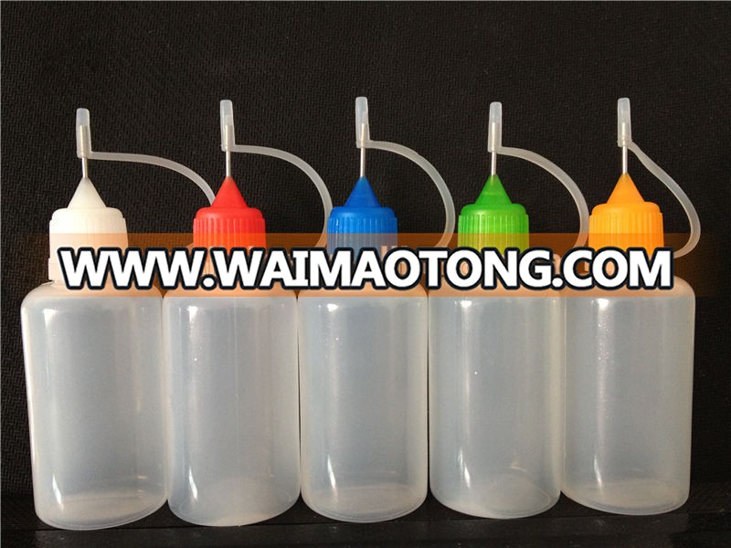 Needle tip translucent PE plastic bottles empty with screw cap dropper bottles unique 3ml 5ml 10ml 15ml 20ml 30ml 50ml