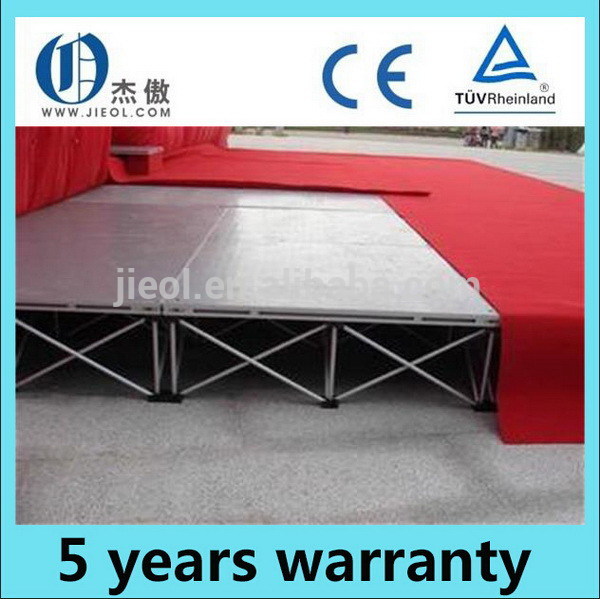 High quality classic design aluminum outdoor folding stage