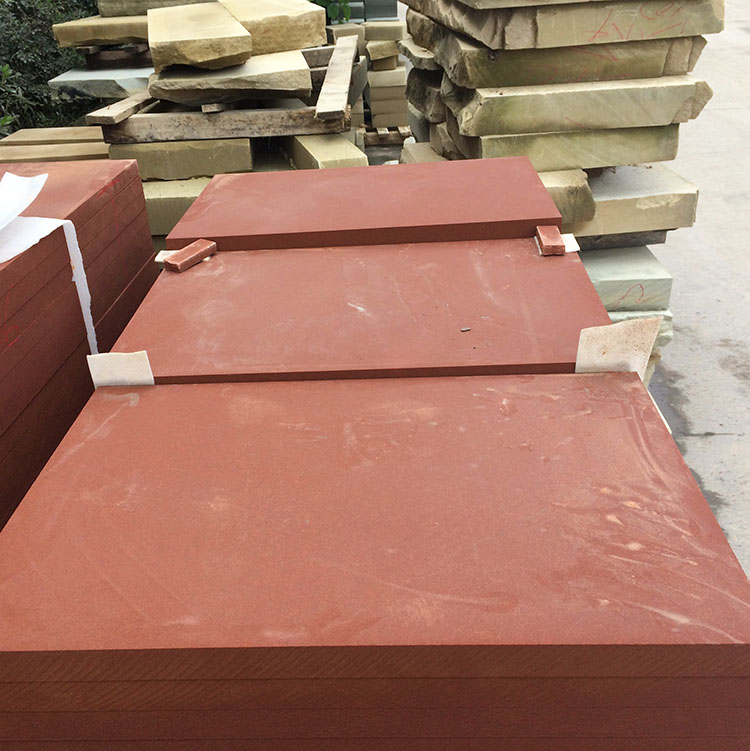 Natural Red Sandstone Flooring Tile