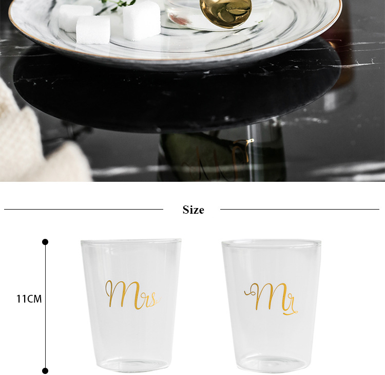 Mouth Blown Thermal Borosilicate Glass Coffee Glass Cup With Handle