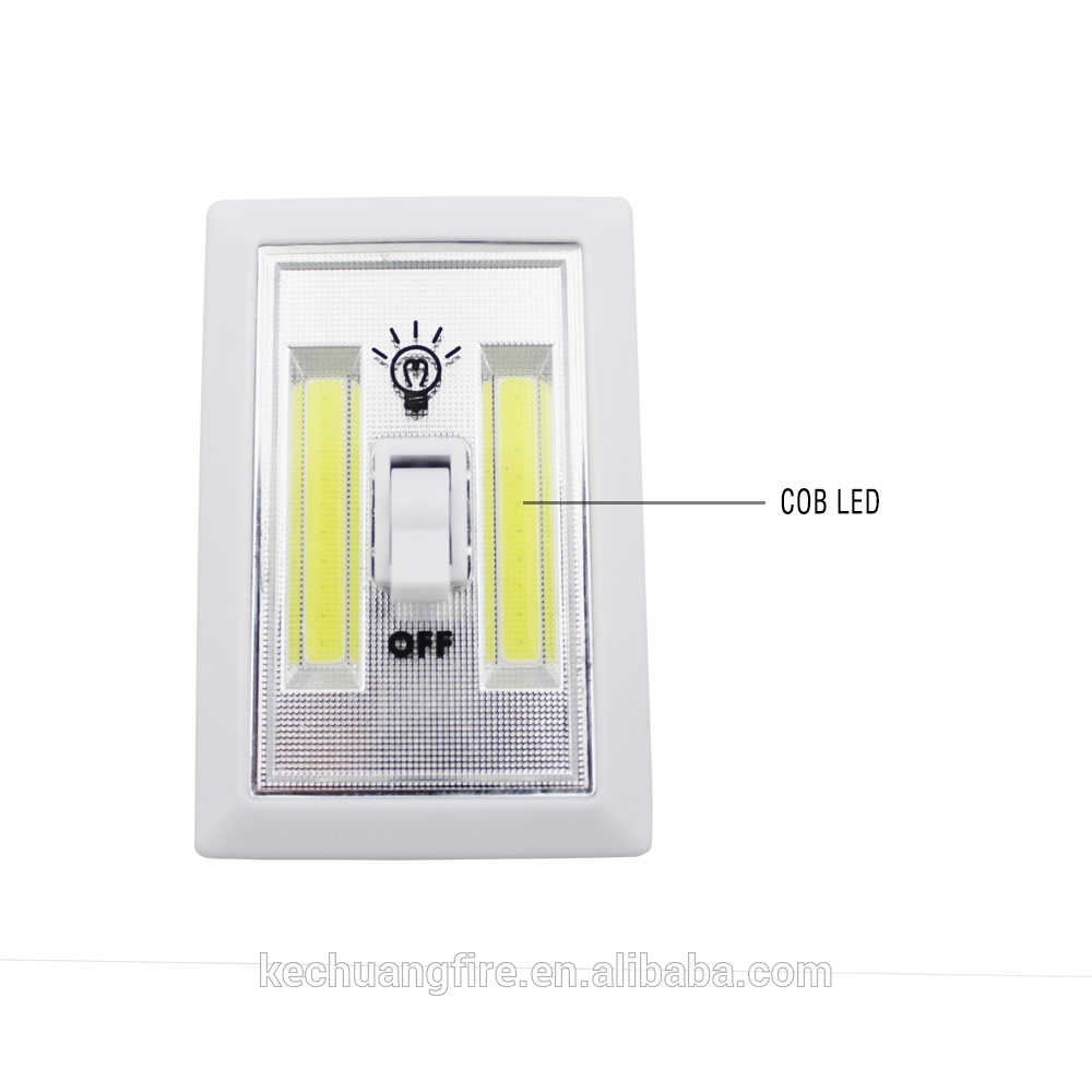 Mini Magnetic COB LED Lamp Switch Wall Night Lights / Battery Operated Kitchen Cabinet Garage Closet lamp / Emergency Light