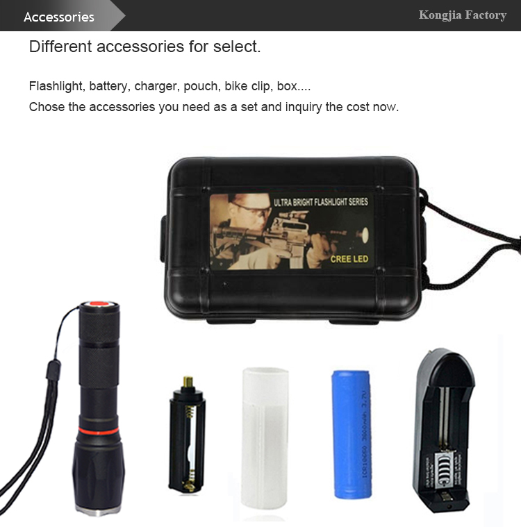 Guardian torch security spotlight with hand light waterproof flashlight