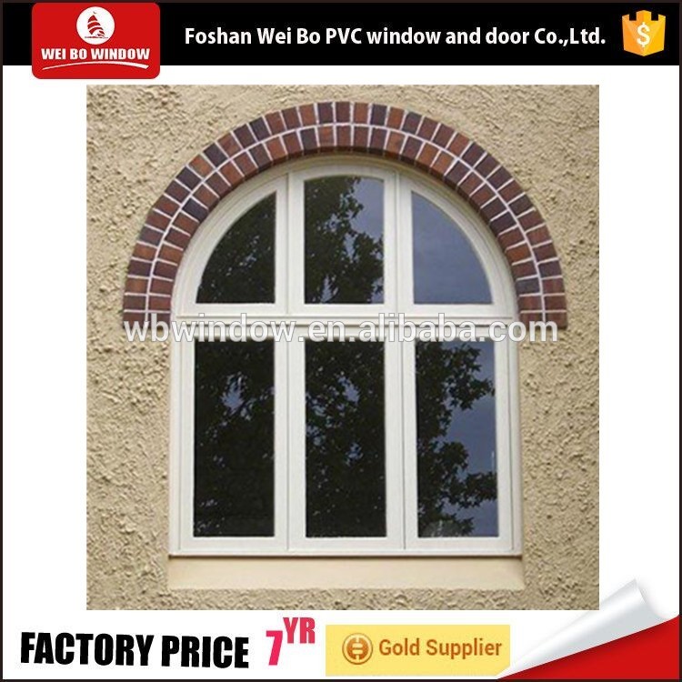 pvc half moon windows opening window with grills