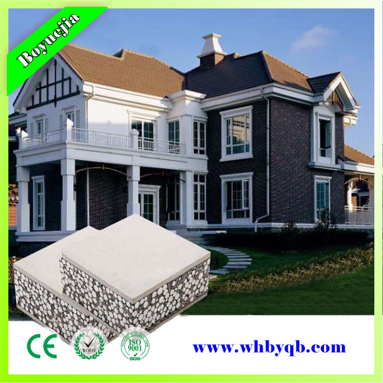 high quality  prefabricated mold EPS sandwich wall panel house