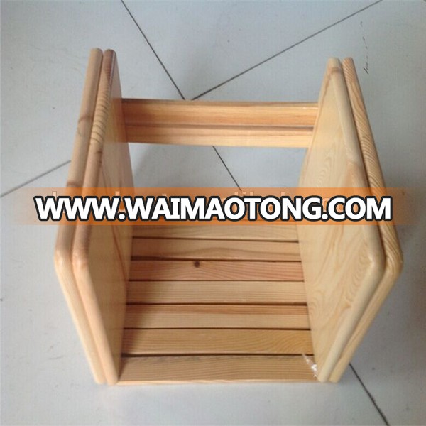 Adjustable Wooden Book Stand Display Rack for Office Table