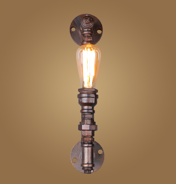 9.19-7 Edison Bulb Industrial Pipe Style Art Loft Wall Light