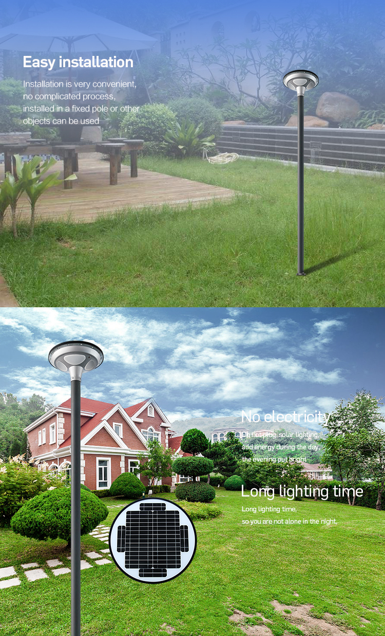 Shenzhen Manufacture new solar garden light UFO series solar streetlight