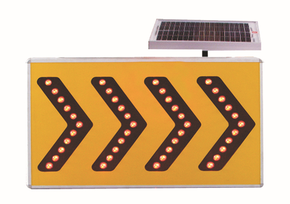 Hot selling aluminum solar traffic road sign warning LED light for road safety pedestrian guidance