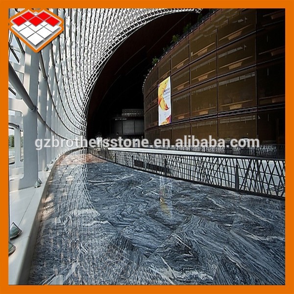 High quality stone design wall tiles black wood marble flooring