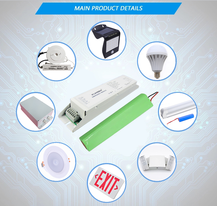 High quality 220V output led lighting emergency kit