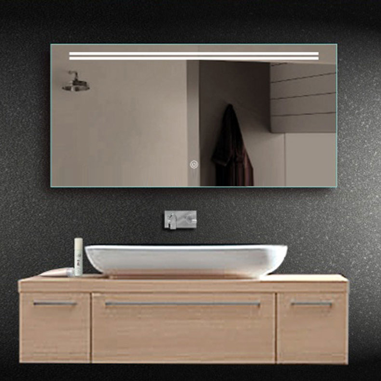 Frameless LED Lighted Waterproof Bathroom Smart Mirror TV with Light