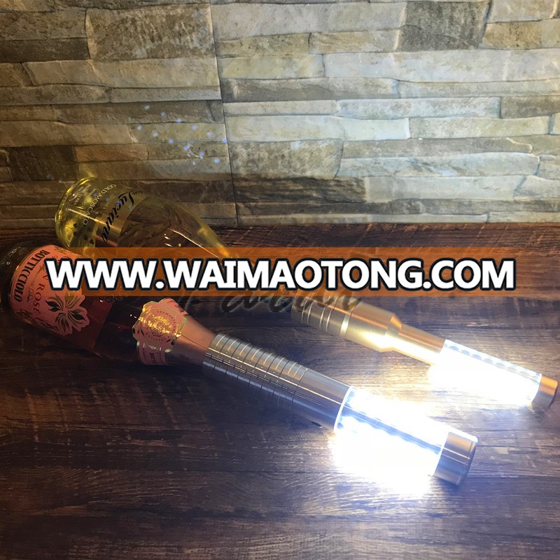 Aluminium Alloy LED bottle strobe baton for Nightclub, Bar, Party, Event