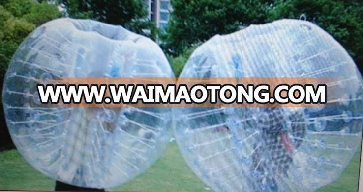 strengthened pvc inflatable belly bumper zorb balls for kids