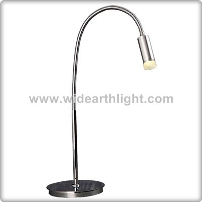 UL Listed Hotel Adjustable Metal LED Desk Lamp Flexible Arm With Base Switch T90018