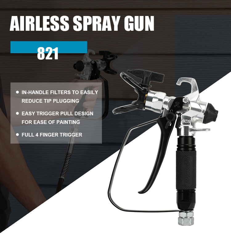 821 Wall Paint Machine Latex Paint Gun High Pressure Airless Paint Gun Tips Electric Sprayer Accessories Switch Tip