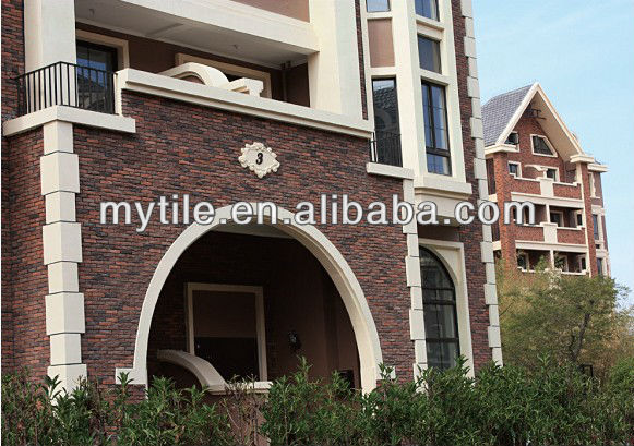 Faux Brick Wall Cladding Red Color (antique stone series)