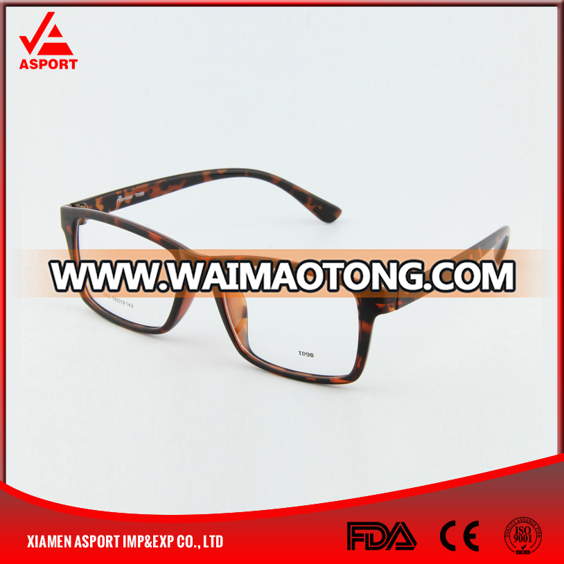 LY-1055 Customized Pattern Rectangle Full-rim TR90 Optical Frame for Eyeglasses