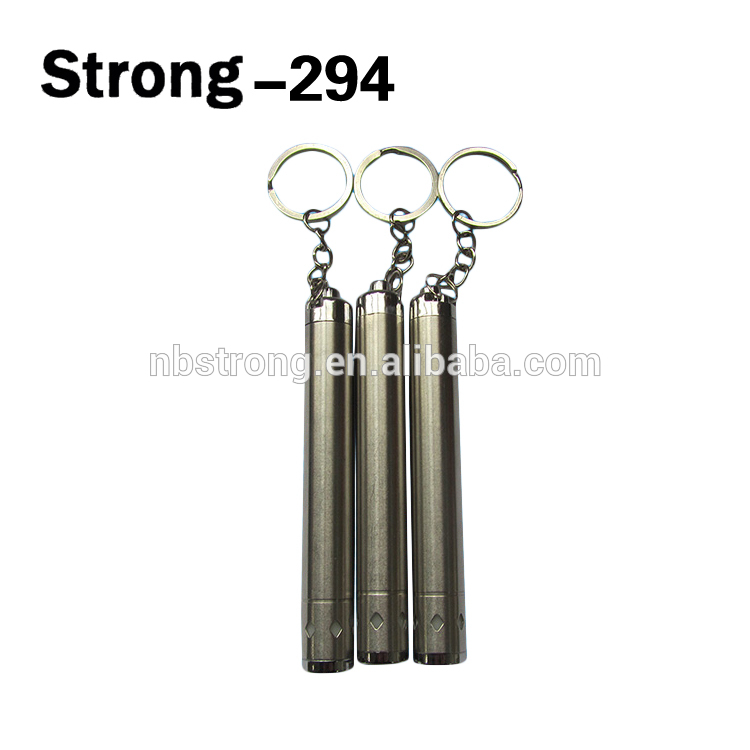 Water Resistant Portable Stainless Steel Flashlight