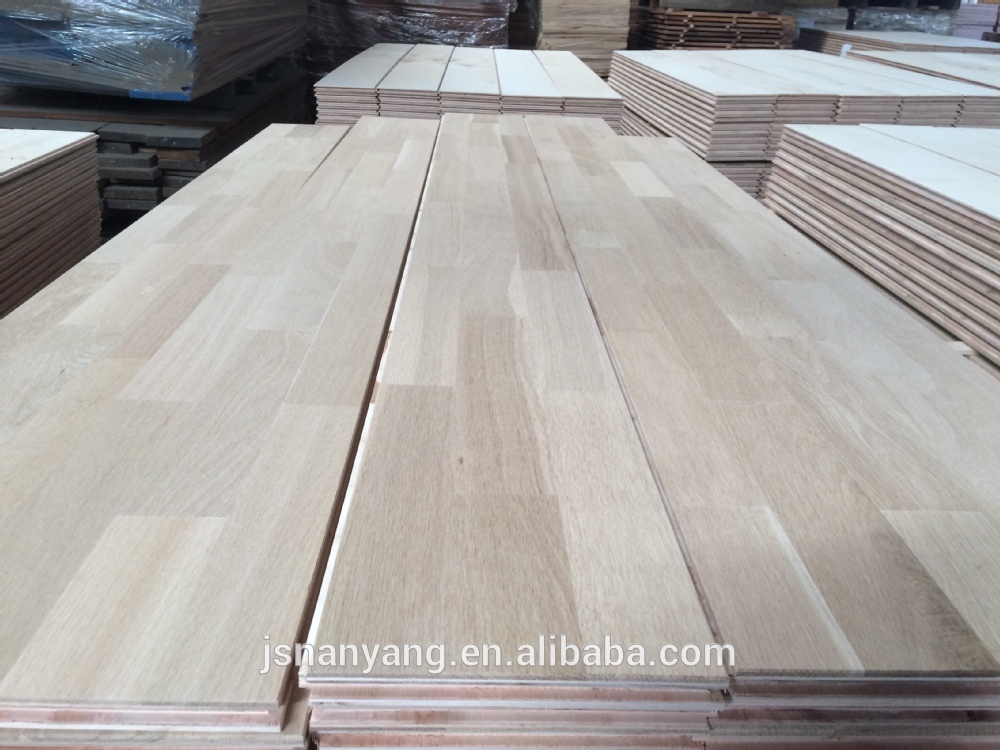 Oak unfinished color customized engineered parquet flooring