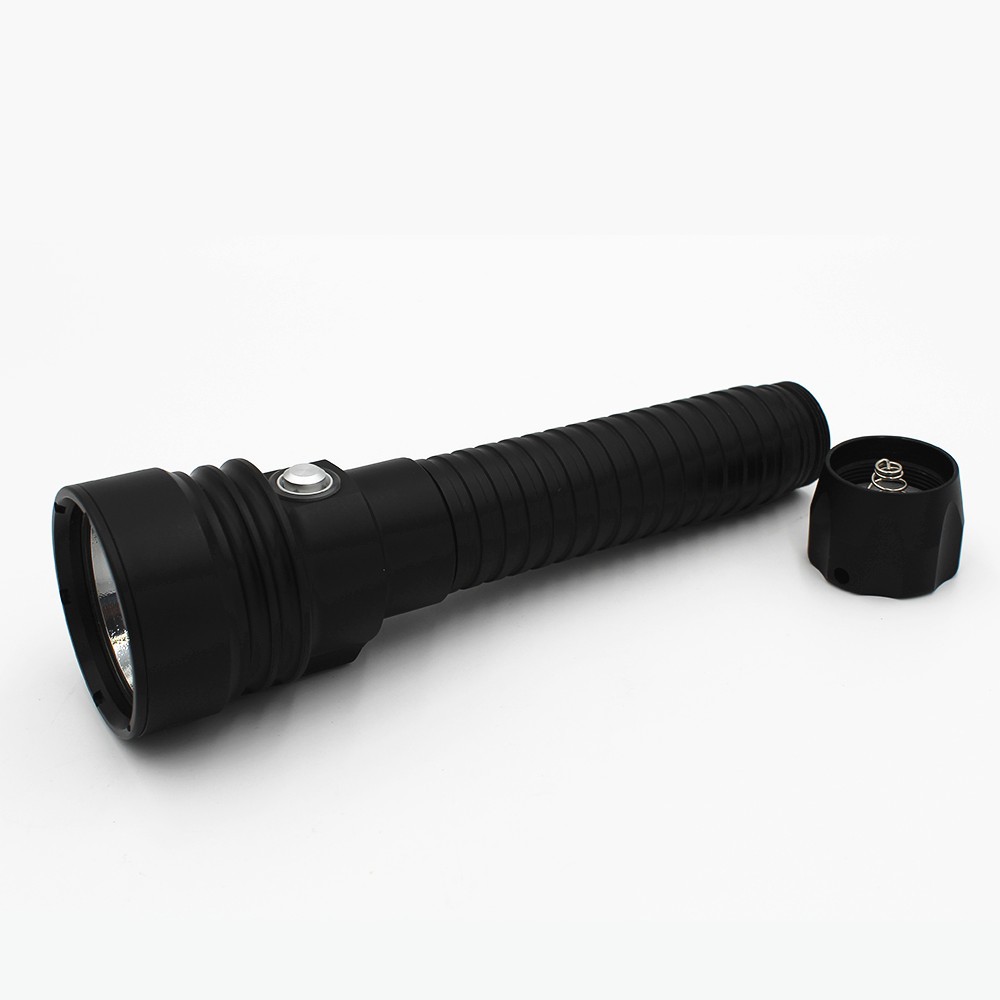 Magnetic press switch 4000 lumen XHP70 rechargeable dive cree flashlight with 26650 lithium battery