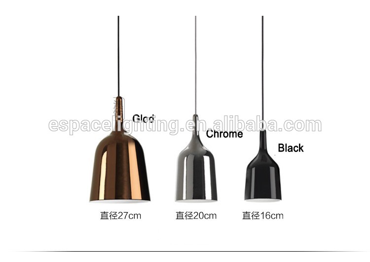 Cup metal restaurant decoration new design pendant light