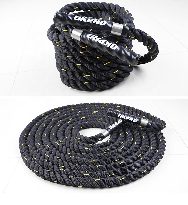 OKPRO Fitness Gym Power Training Battle Rope