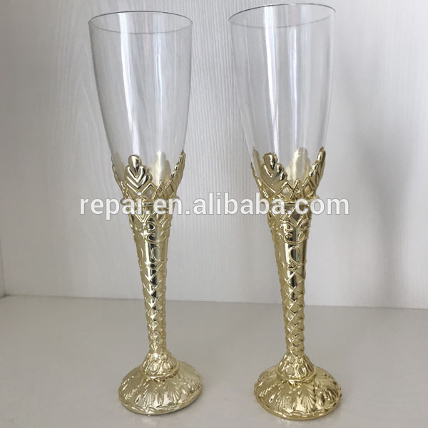 Mini champagne glass baby shower favor wedding favor