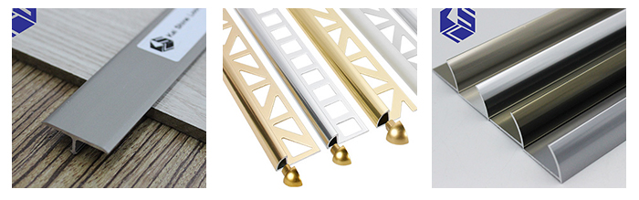 Brass flooring connector tile trim carpet trim strip for sale