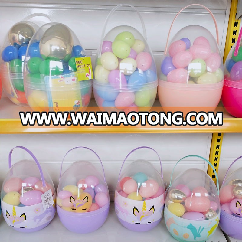 2018 new design plastic colorful egg for sale