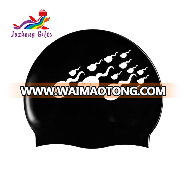 Hot sell wholesale promotion waterpoof silicone swimming cap