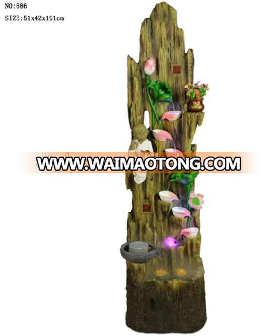 resin figurine water fountain statues/sculptures