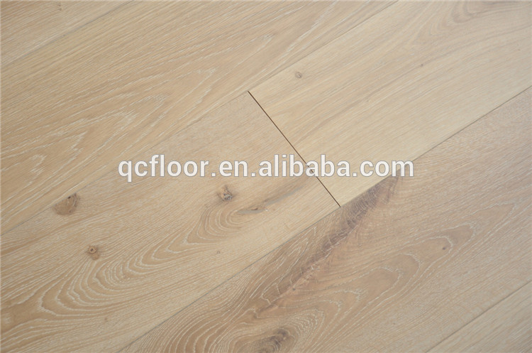 Best items!! white washed oak wood floors, customized 20/6mm thickness wooden floor