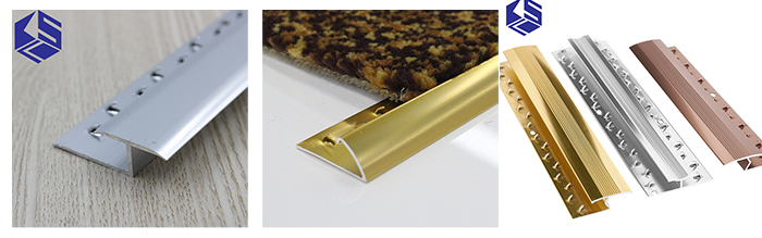 FOC sample provided aluminum carpet edge strip