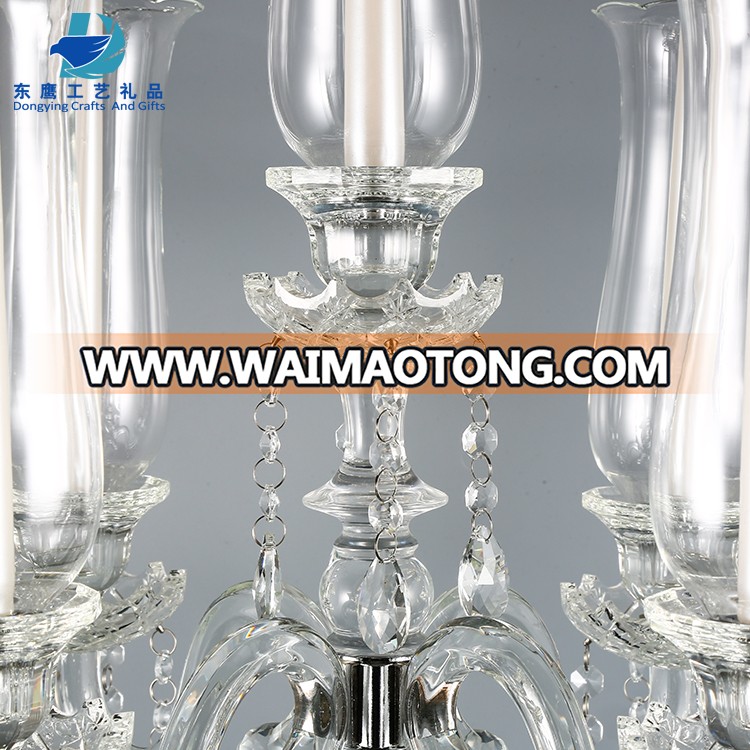 Factory Wholesale Elegent crystal Candelabra wedding Centerpieces